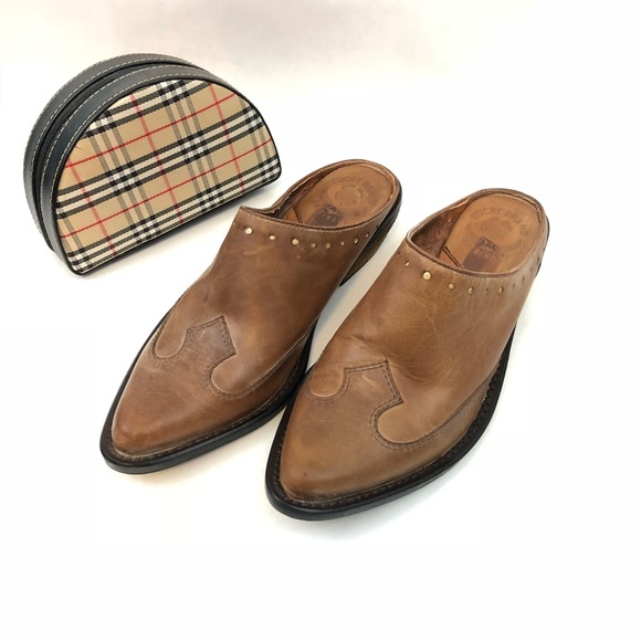 Lucky Brand Shoes - Lucky Brand Originals leather  Cala Western Mules